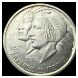 1936 Arkansas Centennial Silver Half Dollar CHOICE