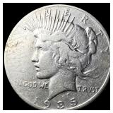 1935 Silver Peace Dollar NEARLY UNCIRCULATED