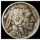 1917-S Buffalo Nickel NEARLY UNCIRCULATED