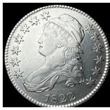 1822 Capped Bust Half Dollar CLOSELY UNCIRCULATED