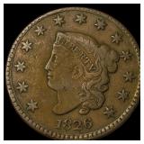 1826 Coronet Head Large Cent LIGHTLY CIRCULATED