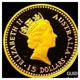 1992 Austrailia 1/10oz Gold $15 Kangaroo