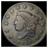 1820 Coronet Head Large Cent LIGHTLY CIRCULATED
