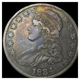 1834 Capped Bust Half Dollar CLOSELY UNCIRCULATED