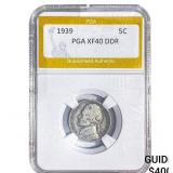 1939 Jefferson Nickel PGA XF40 DDR