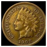1908-S Indian Head Cent NEARLY UNCIRCULATED