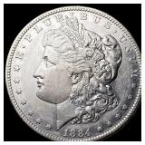 1884-S Silver Morgan Dollar CLOSELY UNCIRCULATED