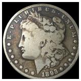 1893 Morgan Silver Dollar NICELY CIRCULATED