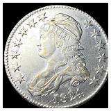 1824 Capped Bust Half Dollar CLOSELY UNCIRCULATED