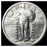 1927-S Silver Standing Liberty Quarter NEARLY UNCI