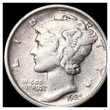 1925 Mercury Dime CLOSELY UNCIRCULATED