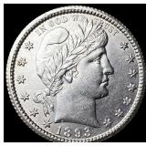 1893 Barber Silver Quarter UNCIRCULATED