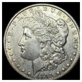 1891-CC Silver Morgan Dollar NEARLY UNCIRCULATED