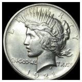 1921 Silver Peace Dollar UNCIRCULATED