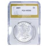 1889 Morgan Silver Dollar PGA MS66