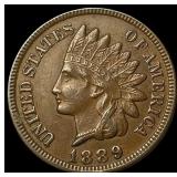 1889 Indian Head Cent CHOICE AU