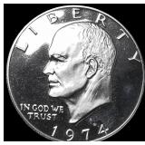 1974-S Eisenhower Silver Dollar CHOICE PROOF