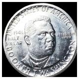 1946 Silver Half Dollar Booker T. Washington UNCIR