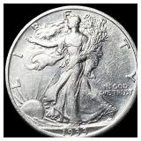 1933-S Silver Half Dollar (Walking Liberty) NEARLY
