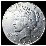 1934 Silver Peace Dollar CLOSELY UNCIRCULATED