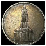 1935 Germany Silver 5 Reichsmark