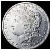 1878-S Silver Morgan Dollar CLOSELY UNCIRCULATED