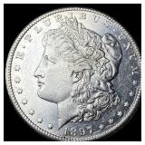 1897-S Silver Morgan Dollar CLOSELY UNCIRCULATED