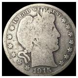 1915 Barber Half Dollar NICELY CIRCULATED