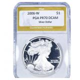 2006-W Silver Eagle PGA PR70 DCAM