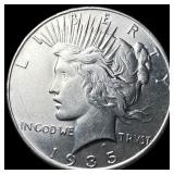 1935 Silver Peace Dollar CHOICE BU