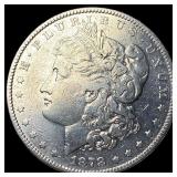 1878 Morgan Silver Dollar NEARLY UNCIRCULATED