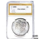 1880 Morgan Silver Dollar PGA MS64