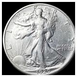 1920-S Silver Walking Liberty Half Dollar NEARLY U