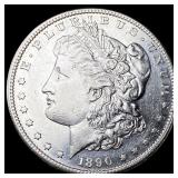 1890 Morgan Silver Dollar CLOSELY UNCIRCULATED