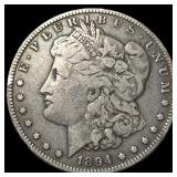 1894-O Silver Morgan Dollar NEARLY UNCIRCULATED
