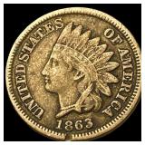 1863 Indian Head Cent NEARLY UNCIRCULATED