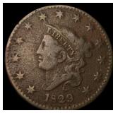 1829 Coronet Head Large Cent LIGHTLY CIRCULATED