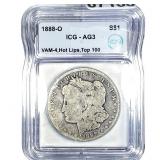 1888-O Morgan Silver Dollar ICG AG3