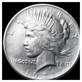 1921 Silver Peace Dollar CLOSELY UNCIRCULATED