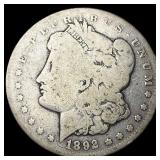 1892-CC Silver Morgan Dollar NICELY CIRCULATED