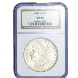 1883-O Morgan Silver Dollar NGC MS66