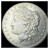 1890-CC Silver Morgan Dollar CLOSELY UNCIRCULATED