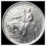 1925 Stone Mountain Silver Half Dollar CLOSELY UNC
