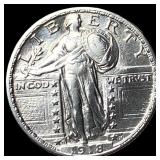 1918 Standing Liberty Silver Quarter CLOSELY UNCIR