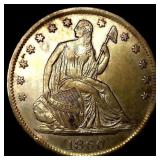 1860-S Seated Liberty Half Dollar