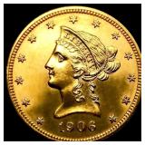 1906-O $10 Gold Eagle