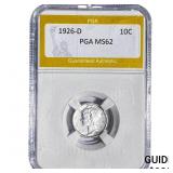 1926-D Mercury Silver Dime PGA MS62