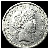 1906 Barber Dime CLOSELY UNCIRCULATED
