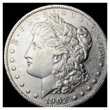 1902 Morgan Silver Dollar ABOUT UNCIRCULATED