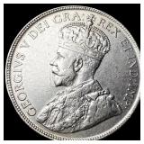 1917 Canada Silver 50 Cents CLOSELY UNCIRCULATED